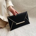thumbnail image 3 of Bolso Mano Elegante Y Brillante para Mujer Noche Boda Color Sólido, 3 of 9