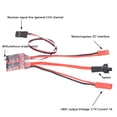 thumbnail image 3 of Controlador De Velocidad Cepillado 30A, Mini 30A Cepillado ESC Bidireccional 5 Piezas De Actualización Fácil De Instalar Interfaz JST Para Motor 130 180 260 1/16 1/24 1/18 Modelo, 3 of 7