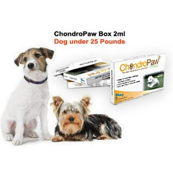 Chondropaw CH-25LBSUNDER 2 ml. Joint Repair Formula For Small and Medium Dogs Under 25 lbs.