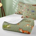 thumbnail image 4 of Erosebridal Bear Bed Spread Queen for Boys Girls, Forest Animals Queen Coverlet Set, 3-Piece 1 Quilt and 2 Pillowcases, 4 of 7