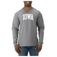 thumbnail image 2 of Wild Bobby State of Iowa College Style Men Long Sleeve Shirt, 2 of 6
