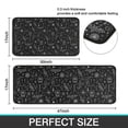 thumbnail image 7 of Black White Gothic Crystal Ball Bird Bat Pattern Kitchen Rugs Sets Of 2,Anti Fatigue Kitchen Mat Rugs Non Slip Washable,Decorative Kitchen Floor Mats for Kitchen,Sink,Laundry,17"X30"+17"X47", 7 of 7