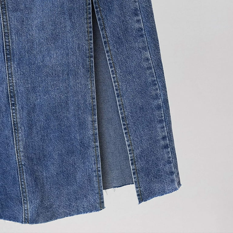 BKQCNKM Denim Skirt Skirts for Women Midi Skirts for Women's BKQCNKM Denim Skirt Skirts for Women Midi Skirts for Women's