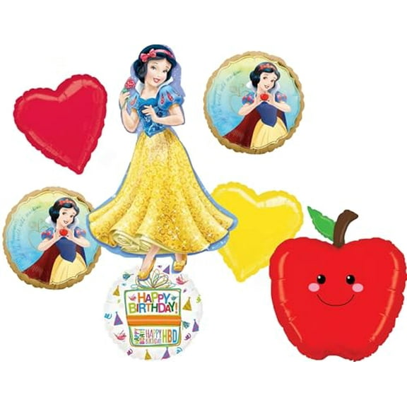 Snow White Birthday Party Supplies Princess Balloon Bouquet Decorations