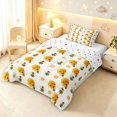 thumbnail image 2 of Erosebridal Kawaii Bug Bee Twin Comforter Sets,Cartoon Floral Bedding Set,White Black,Polkadot Reversible,2pcs,1 Comforter and 1 Pillowcase, 2 of 7