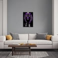 thumbnail image 2 of ZHONGYUTONG African American Wall Art Black Girl Canvas Print Fashion Black Women Pictures Modern Artwork for Living Room Decor Framed (12.00" x 18.00"), 2 of 5