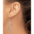 thumbnail image 3 of Sterling Silver Shepherd Hook Earrings (58 X 19) Made In India qe8950, 3 of 5