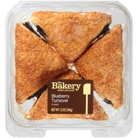 The Bakery Blueberry Turnovers, 4 count, 12 oz