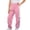 Pink, variant on PIWHJQK Boys Girls Long Pants Workout Sweatpants Kids Color Jogger Pants Casual Sporty Elastic Waist Lightweight Long Pants