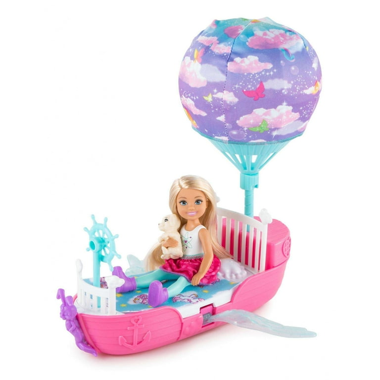 Barbie Dreamtopia Chelsea Doll and Magical Dreamboat