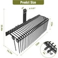 thumbnail image 2 of Mescukay Pine Straw Rake 72", 30 Coil Spring Tines Durable Powder Coated Steel Tow Behind Landscape Rake with 3 Point Hitch Receiver Attachment Fit to Cat 0 Cat 1 Tractors, 2 of 6
