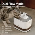 thumbnail image 6 of Petlibro Dockstream Cat Water Fountain, 2.5L/84oz Automatic Water Dispenser with 2.4G Wi-Fi App Control & Stainless Steel Tray for Indoor Cats, 6 of 6