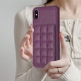 thumbnail image 7 of Dteck for Apple iPhone XS/X Card Holder Back Case with Pockets, Premium PU Leather ID Cash Credit Slots Magnetic Kickstand Flip Folio Slim Hard Protective Cover, darkpurple, 7 of 7