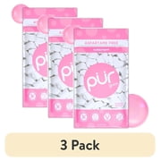 (3 pack) PUR Gum, Bubblegum, Aspartame Free, Sugar Free & 100% Xylitol, Chewing Gum, 55 Pieces, Pack of 1