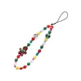 thumbnail image 2 of Elegante correa para teléfono con dije para la muñeca, funda para teléfono, bolso de mano, colgante para mujer Con 2 cuentas transparentes, 2 of 9