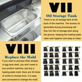 thumbnail image 2 of Techtongda Egg Tarte Pie Waffle Machine Tart Shell Machine Electric Commercial Custard Tart Shell Maker 13 Holes, 2 of 17