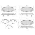 thumbnail image 6 of UltraHC 700 Brake Pad Set, Front HC7.0914.0.C, Honda Accord Civic 2021-2012, 6 of 6