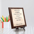 thumbnail image 4 of And now, O Lord, for what do I wait? My hope is in you." Psalm 39:7, Wooden Frame 5x7 Decorative Wall Plaque | Elegant Bible Verse, 4 of 7