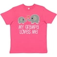 thumbnail image 3 of Inktastic My Grampa Loves Me Grandchild Gift Youth T-Shirt, 3 of 5
