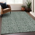 thumbnail image 6 of Addison Rugs Mayfield Washable Transitional Floral Sage Rectangle Rug, 3' x 5', 6 of 6