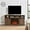 Brown, variant on UHOMEPRO Fireplace TV Stand with 23" Fireplace TVs up to 65 inches, 58" Modern Farmhouse TV Media Stand, Large Barn Inspired Home Entertainment Console, Open Shelves, Closed Cabinets(Natural Brown)