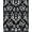 Black And White, Pattern 3, variant on ODIKA Stars Mushroom Motifs Divination Runway Round Gothic Boho Snake Playful Non-Slip Low Profile for Guest Room, Lounge, Apartment