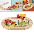 thumbnail image 6 of LeeQinersw Wooden Railway Track Toy Building Toys Farm Themed for Cultivate Imagination, 6 of 9