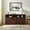 Walnut+MDF #58, variant on Rattan Sideboard Buffet Cabinet for Dining Room, 39.4-Inch Mid Century Modern Storage Credenza with 2 Outlet Holes, Coffee Bar Wine Bar Cabinet, Walnut Retro Buffet Table for Kitchen, Entryway