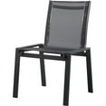 thumbnail image 3 of Meridian Furniture Nizuc Black Fabric Outdoor Patio Dining Chair (Set of 2), 3 of 9