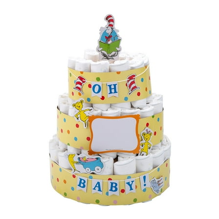 Dr. Seuss Baby Shower Diaper Cake Decorating Kit - 11 pieces