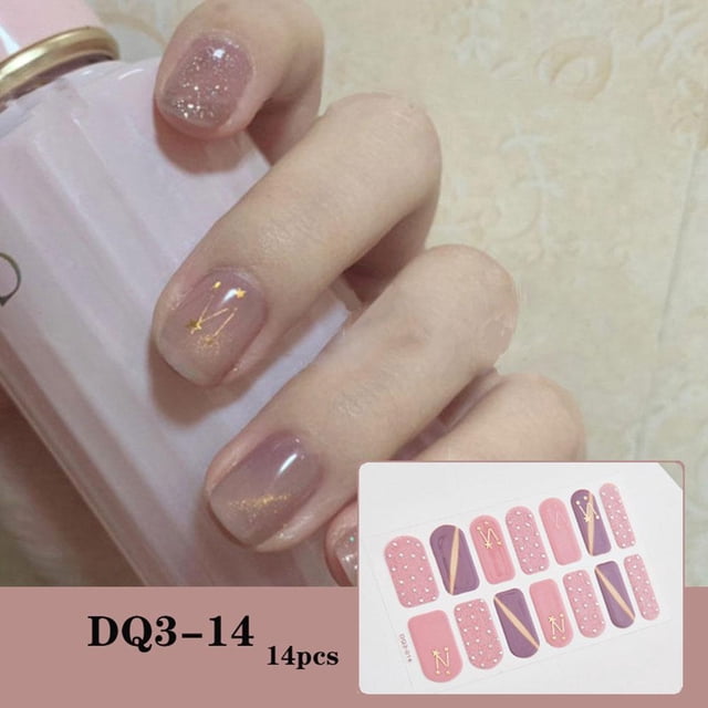 TQEHS Tiras de gel para decoración de uñas, resistentes al agua, gran oferta, 2024 N6I1