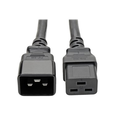 Tripp Lite Power Cord, C19 To C14 - Heavy-Duty, 15A, 250V, 14 AWG, 6 Ft. (1.83 M), Black - Critical Power Supplies