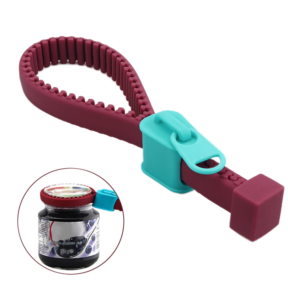 Silicone Bottle Opener Zipper Opener Screw Cap Jar Openers Multi
