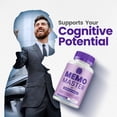 thumbnail image 4 of Memo Master Supplement Capsules – MemoMaster All-Natural Maximum Strength Formula Focus Pills, Memory Support and Reviews (3 Pack – 180 Capsules), 4 of 6