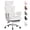 White, variant on CONCETTA Ergonomic Big and Tall Office Chair, Scratch-Resistant PU Leather Executive Desk Chair with Spring Lumbar Support Gray
