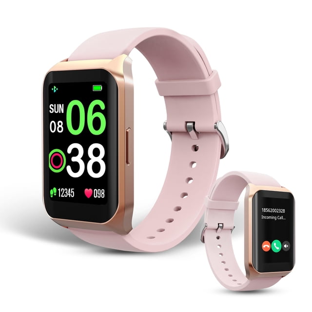 FreshFun Smartwatch 1.57in Reloj Inteligente Mujer/Hombre, Pulsera inteligente con Llamada Bluetooth Impermeable IP68, Reloj Deportivo con Monitor de Sueño/Calorías/Podómetro/Ritmo Cardíaco,2025 Nuevo