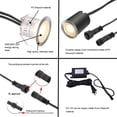 thumbnail image 3 of OIMG 32mm LED Recessed Lighting Kits with Protective Shell, Outdoor LED Landscape Lighting, IP67 Waterproof, 12V Low Voltage, for Garden, Stair, Patio, Floor, Kitchen, 3 of 5