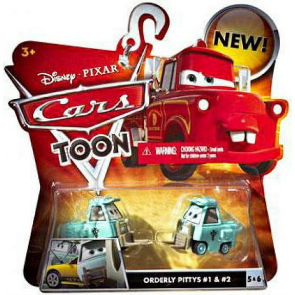 Disney Cars Main Series Orderly Pittys No. 1 & No. 2 Diecast Car