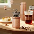 thumbnail image 3 of KABB Molinillos de café manuales  estilo Vintage de madera para Camping Espresso, 3 of 4