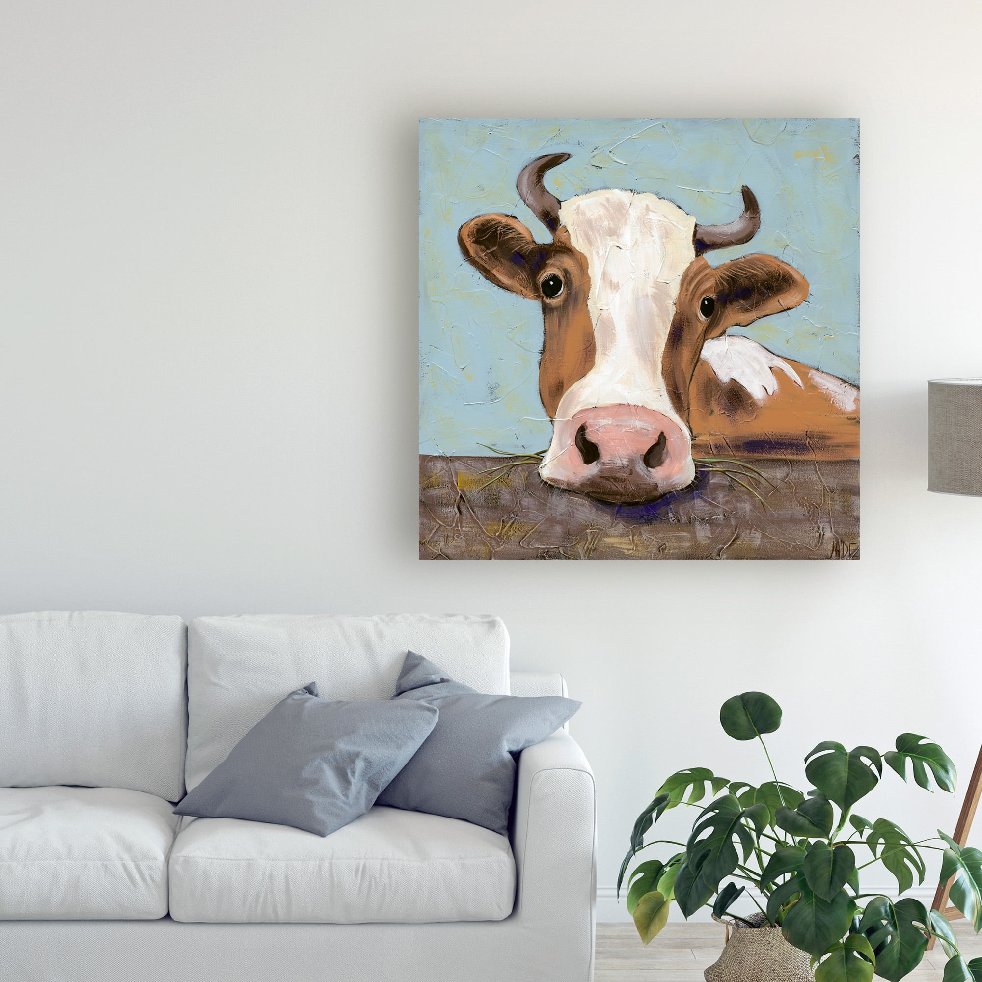 Trademark Fine Art 'Bessy' Canvas Art by Jade Reynolds