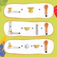 thumbnail image 3 of Juguete Montessori TOP BRIGHT 3 en 1 con silbato, pelota y tubo de soplado, 3 of 7