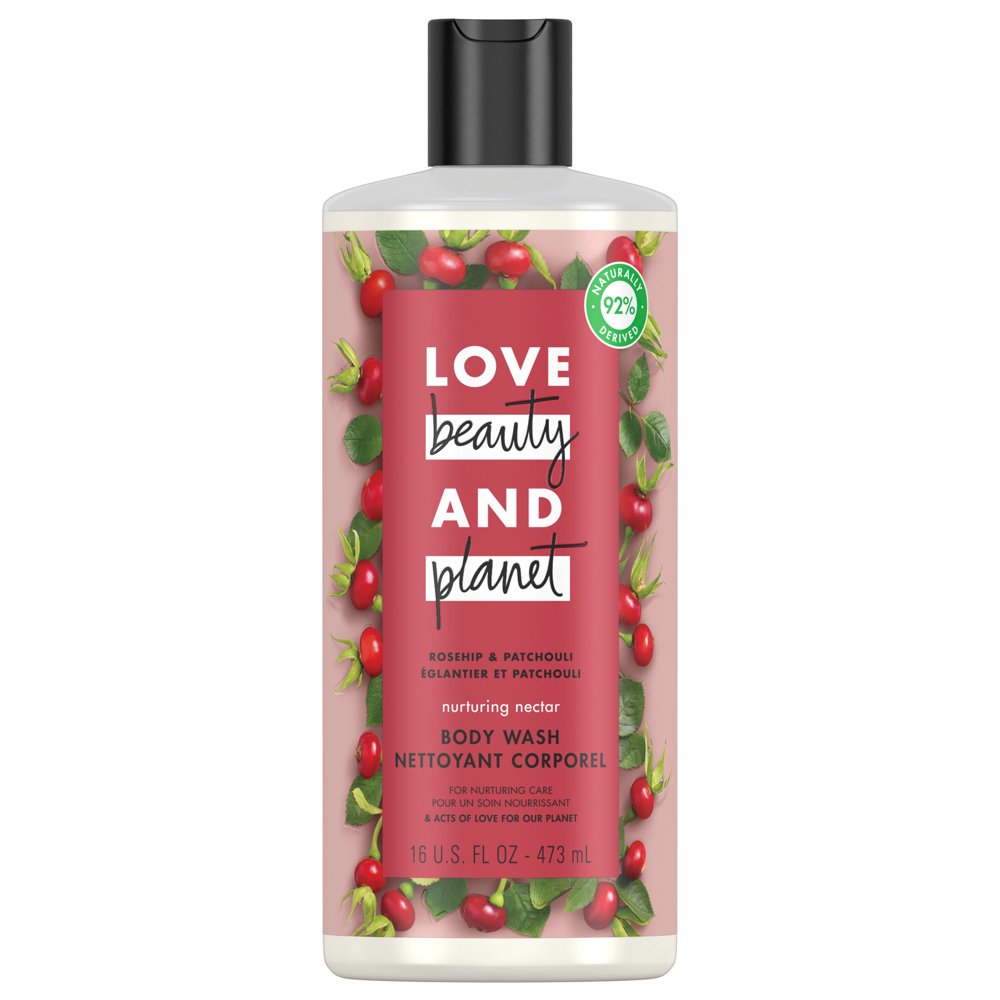 Love Beauty And Body Wash Rosehip and Patchouli 16 oz Walmart