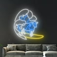 thumbnail image 5 of Handmadetneonsign Cow Surfing Neon Sign, Surfing Cow Neon Sign, Custom Summer Gifts, Animal Surfing, 5 of 5