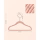 thumbnail image 2 of SONGMICS Perchas Infantiles, Juego de 50, Perchas de Terciopelo con Ganchos, Perchas Antideslizantes para Ropa, Rosado Claro, 2 of 5
