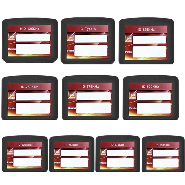 Lector y Duplicador de Tarjetas Inteligentes RFID NFC de 10 Frecuencias + 5 Tarjetas CUID, Copiadora y Replicadora de Llaves RFID de 125 K y 13,56 MHz