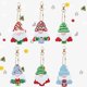 thumbnail image 3 of Llaveros Con Pintura Diamantes 5/6 Uds. Navidad Forma Especial Doble Cara, 3 of 9