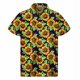 thumbnail image 3 of Camisa con estampado 3D de girasoles a la moda para hombre, camisas hawaianas con estampado floral, blusa de manga corta con botones y solapa de estilo urbano para mujer, 3 of 5
