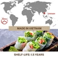 thumbnail image 3 of Tanisa Organic Gluten-Free Vietnamese Spring Roll Rice Paper Wrappers, Round 22cm, 76 Sheets, 12 oz, 2 Packs, 3 of 9