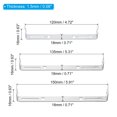 thumbnail image 2 of Unique Bargains 120mm 135mm 150mm Ceiling Light Plate Kit Light Fixture Mounting Bracket Crossbar for Pendant Wall Light 6 Set, 2 of 7