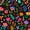 Color 4, variant on Peel and Stick Wallpaper 23.6in x 9.8ft Colorful Floral Butterflies Leaves Black Contact Paper Mexican Style Self Adhesive Wall Paper for Bedroom Living Room